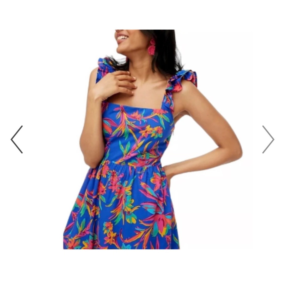 NWT JCrew Floral print maxi dress 10 - Picture 4 of 8